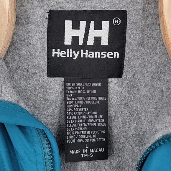 Vintage Helly Hansen Men's Large Blue Jacket Coat - Picture 2 of 7